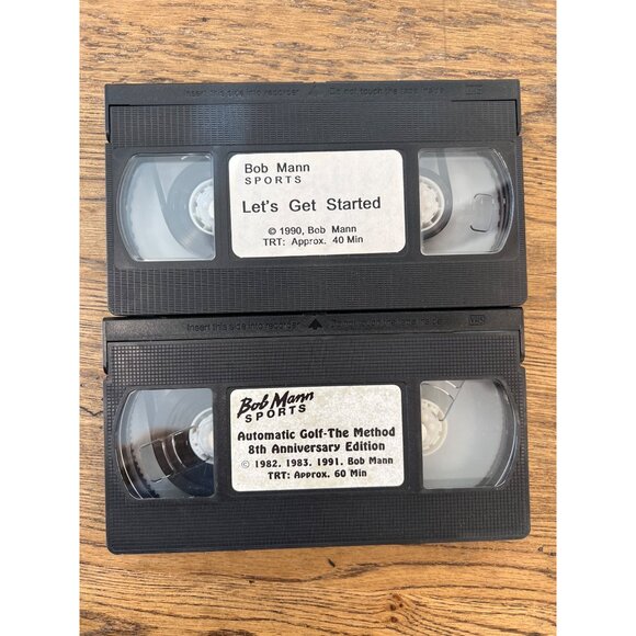 Bob Mann's Automatic Golf VHS Set - Lets Get Started & The Method - Picture 2 of 3